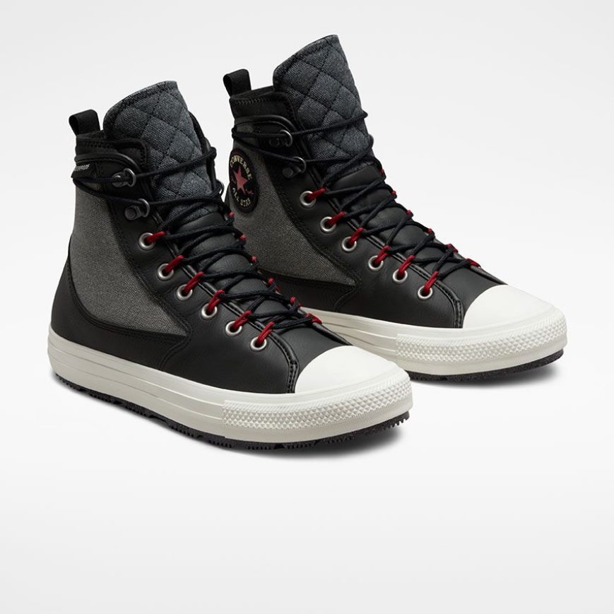 Botas de Inverno Converse Chuck Taylor All Star All Terrain Cano Alto Masculino Cinzentas Pretas | PT G0T5389